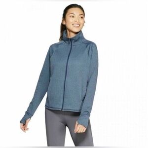 C9 by Champion 🟣 Size Medium Herringbone Tech Fleece Full Zip Track Jacket